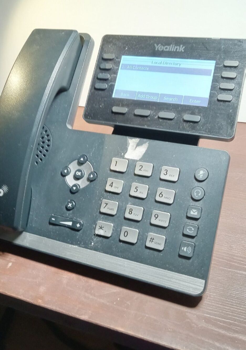 Yealink SIP-T53W VoIP Max 8 Lines IP Phone - Black